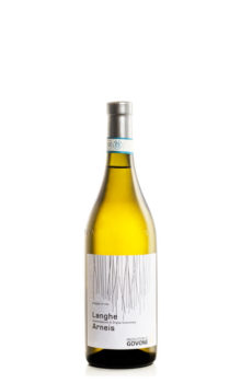 bottiglia di vino bianco arneis