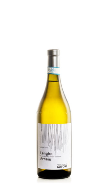 bottiglia di vino bianco arneis