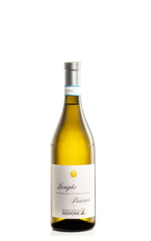 bottiglia di vino langhe bianco