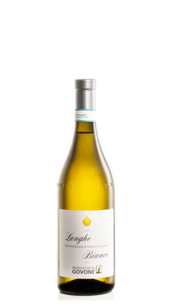 bottiglia di vino langhe bianco